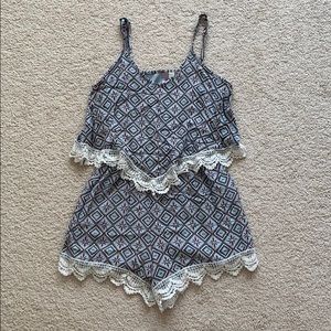 Francesca’s blue romper